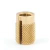 UN Thread Brass Flush Press Fit Threaded Insert for Plastic