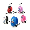 3D maleta de viaje kids suitcase and children airport luggage scooter