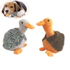 2019 Fashion High Quality Puppy Cat Play Molar Toy Emulational Plush Duck Cute Pet Dog Train Squeaky Chew Toy