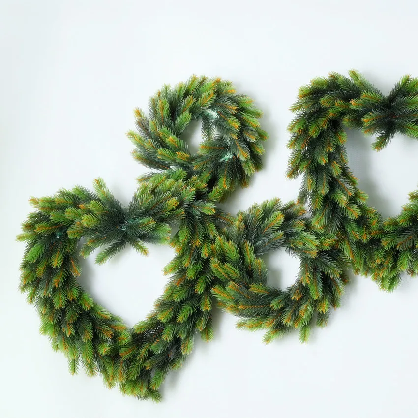 2019 amazon hot sale handmade pine needle hang christmas garland