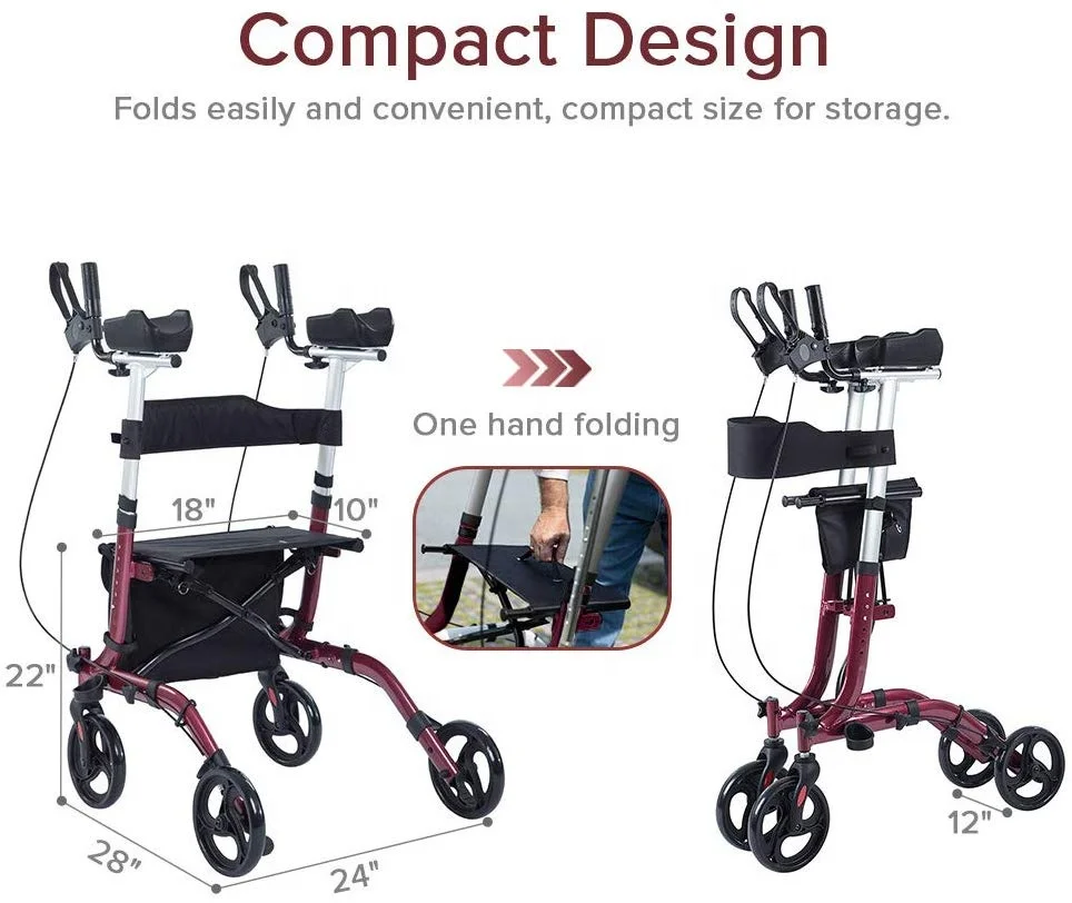 Upright Walker Stand Up Walker For Senior And Elderly People Hct9123b