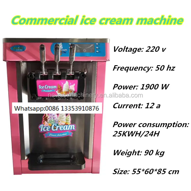 Mobile Ice Cream Truck/soft Ice Cream Machine For Sale/table Soft