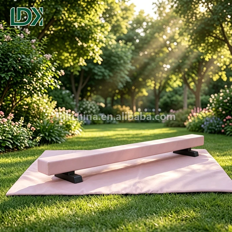 LDK Factory Price Pink Gym Landing Mat Gymnastics Floor Mat Balance Beam Mat