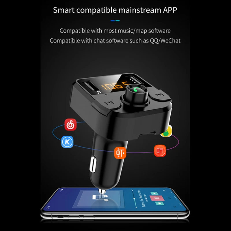 New bt36b car BT MP3 music player Car FM transmitter phone hands free