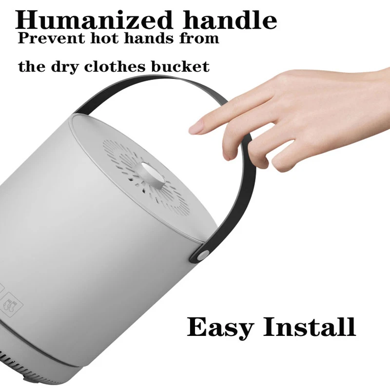 Portable Mini Uv Light Sterilizer Electric Clothes Dryer On Stocks Two Layers Laundry Socket