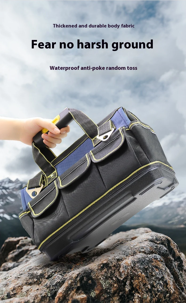 Atacado Multi Funcional Engrossado Eletricista Carpenter Ferramenta Saco Bolsa Resistente ao Desgaste Heavy Duty Mochila OEM Customizável