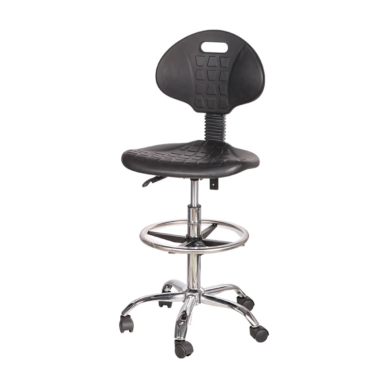 Backrest Antistatic Chair Pu Foam Chair For Laboratory Esd Working