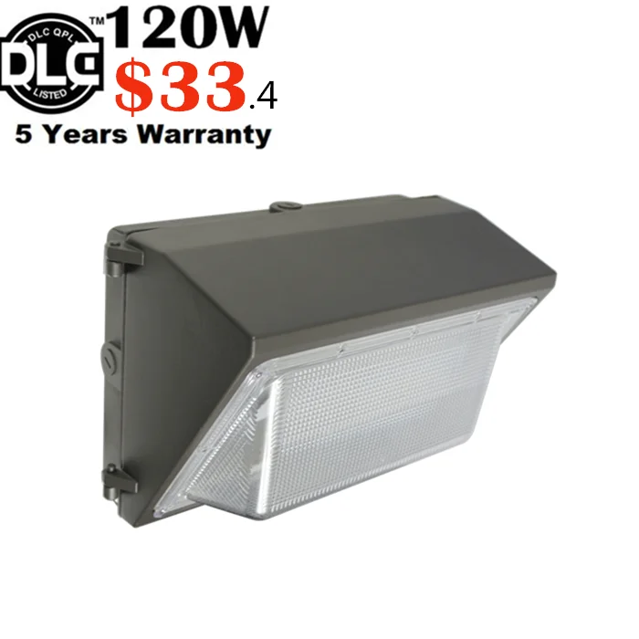 good package DLC premium ETL Modern wall lamp fixtures 100w american style wall pack mounted led commercial/industrial lighting