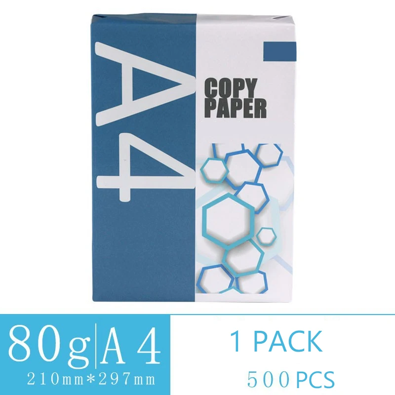 A4 Size 500 Sheets/pack Office School Printing Paper A4 Copy Paper 70g