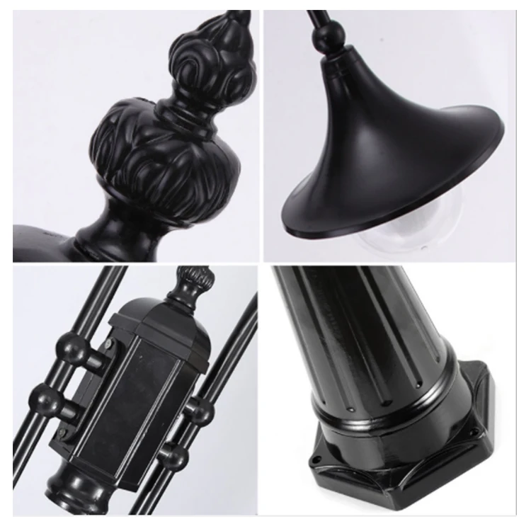 Factory Price Europe vintage garden lights post top light