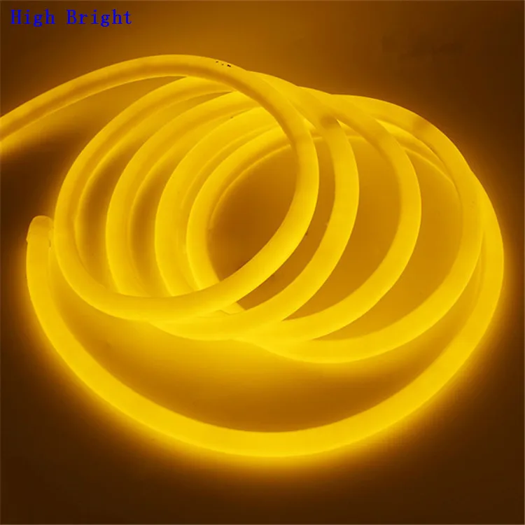 Round 14mm 16mm 18mm 19mm Super bright round led neon flex 360 neon rope light flexible strip light