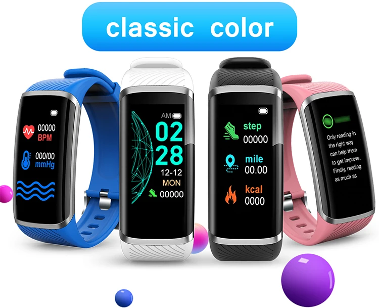 Rayfit Pulsera Actividad Reloj Inteligente Fitness Tracker Podómetro  Monitor de Sueño