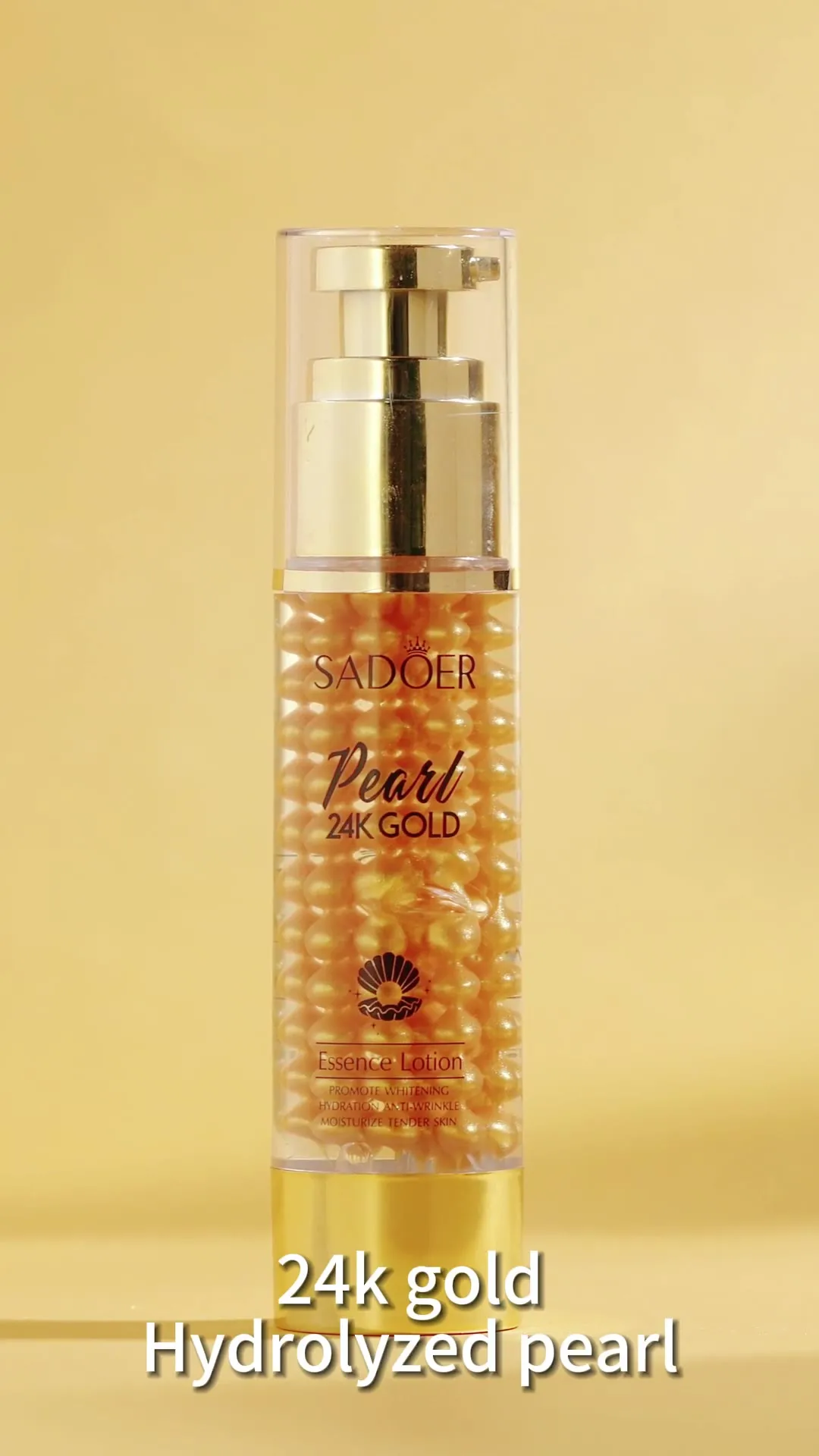 SADOER 24k Gold Pearl Collagen Essence Lotion - Anti Wrinkle