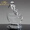 teamwork recognition crystal trophy