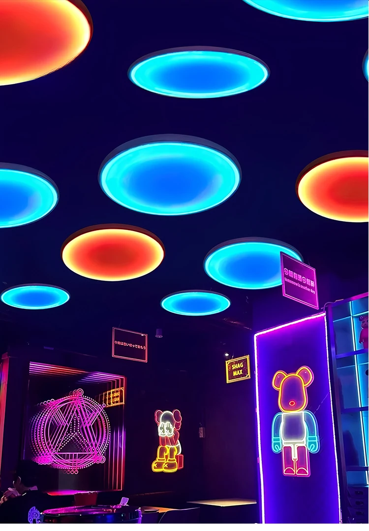 product creative gradient ambient light bars colorful music bars for taverns barbecue restaurants amusement parks pendant chandeliers-8
