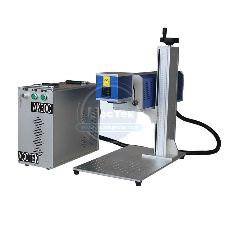 Low cost air cooling wood mdf acrylic stone cnc co2 laser marking machine AK30C
