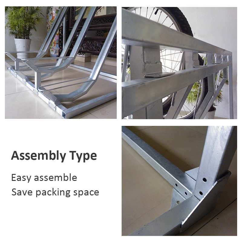 semi vertical bike rack