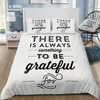 Something To Be Grateful For Bedding Set organic cotton bedding set