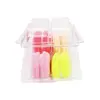 4ps PET clear plastic cake dome holder mini blister clamshell french macarons box