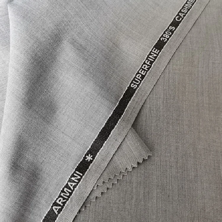 
High quality polyester Super Italian viscose Cashmere selvage TR suit fabric for men African market 
