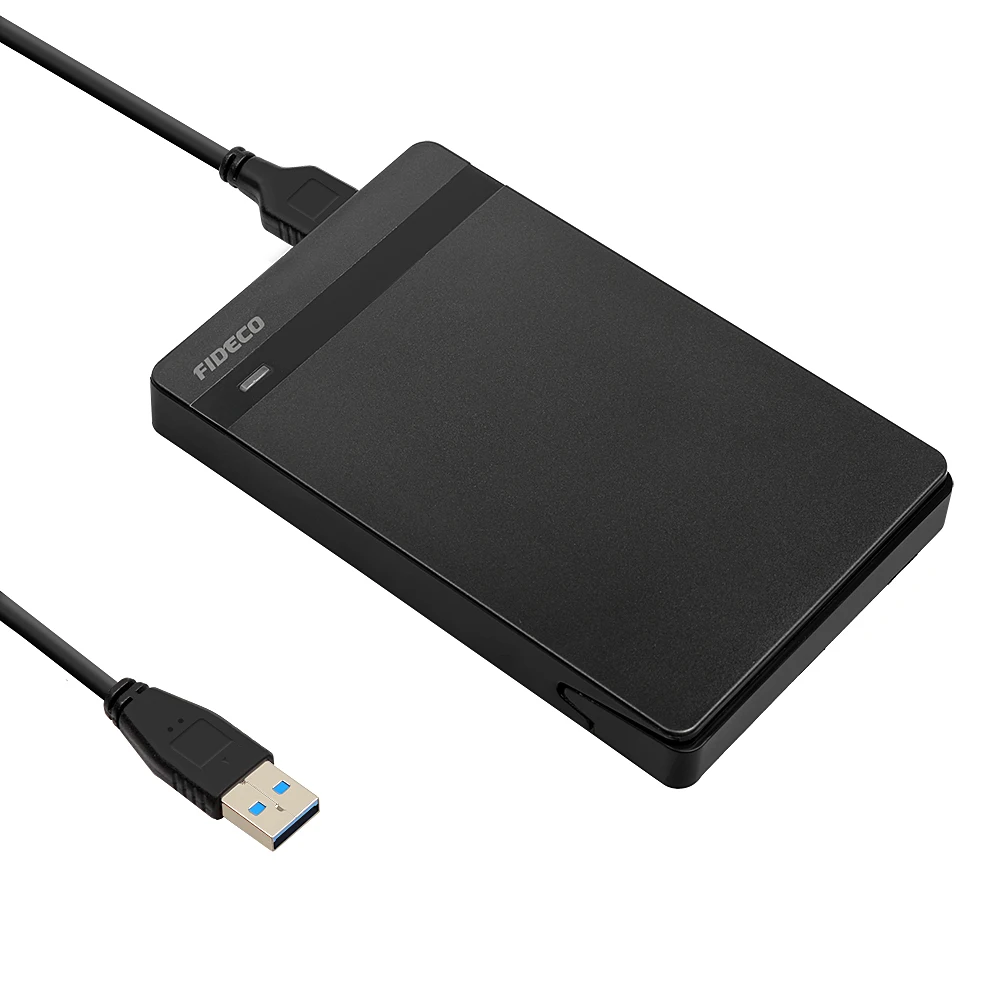 Fideco 2.5 Inch Plastic Sata To Usb 3.0 External Hard Drives Box 2.5