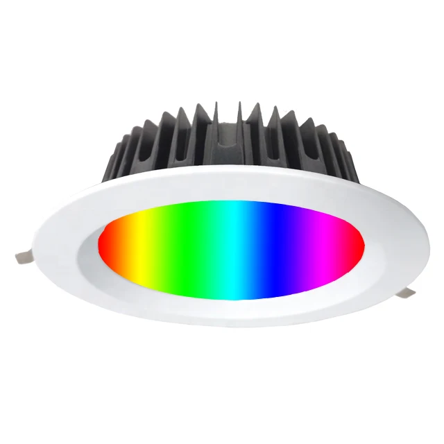 Tuya rgb rgbw rgbcw smart downlights color led with speaker