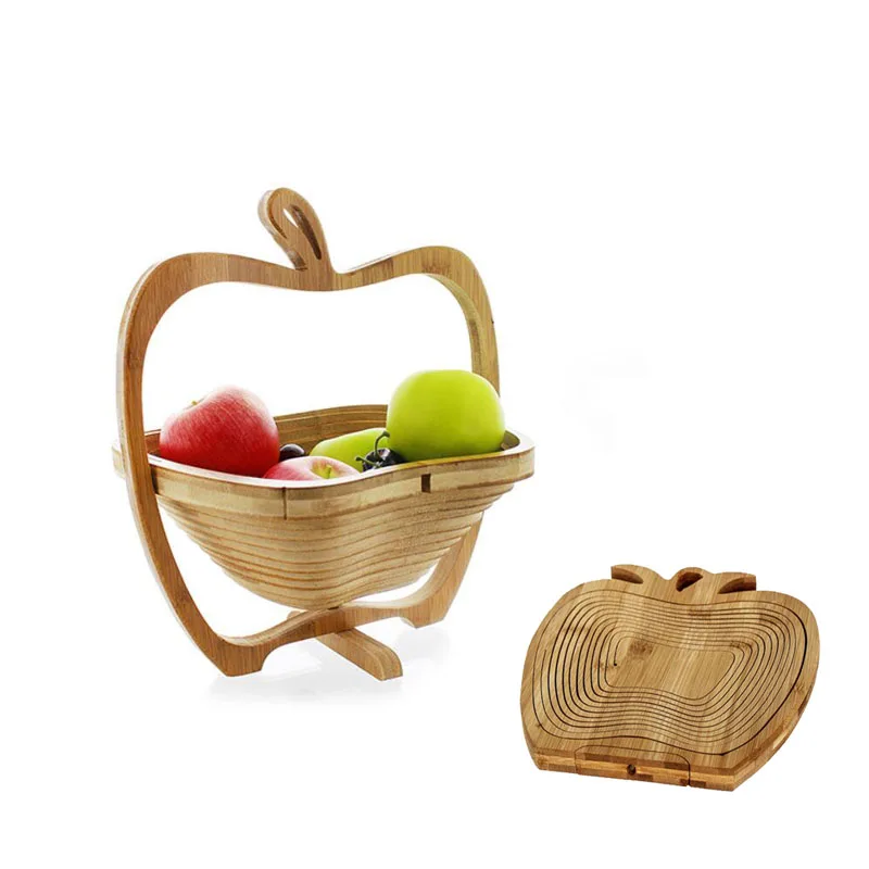 Amazon Hotting Food Grade Natural Bamboo Fruit Basket And Bamboo
