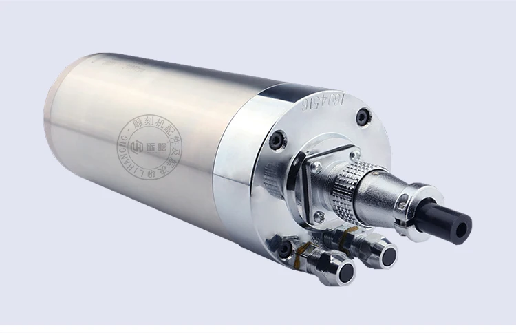 100mm diameter 3kw  water cooled spindle motor  with collect ER20 for cnc router