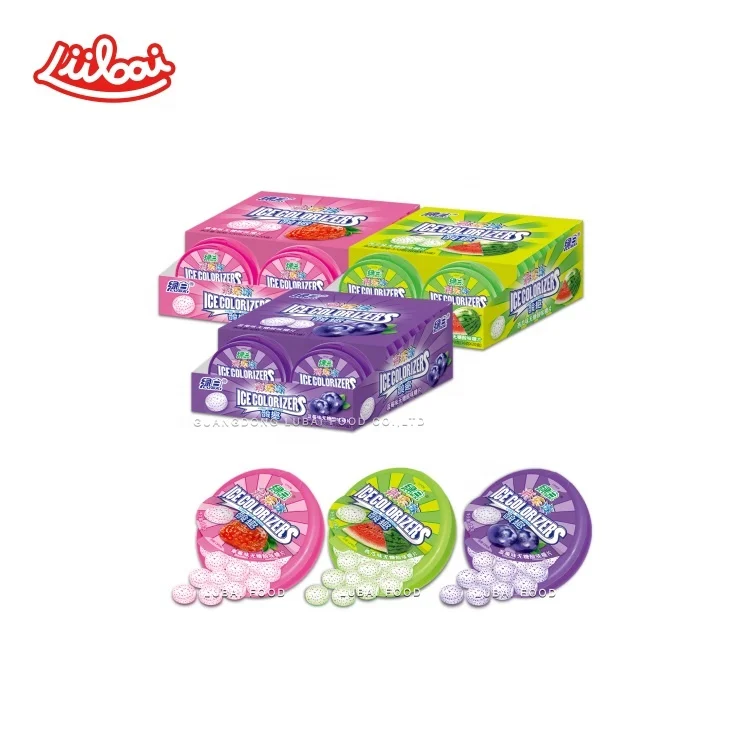 fruity flavor press cool ice breaker sugar free mint candy fresh