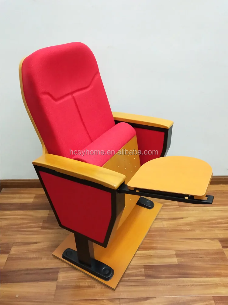 Standard Size Retractable Auditorium Seating Price Padded Church Chairs
