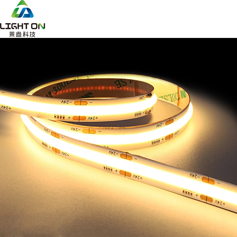 Indoor fountain lighton quality cob 12v 24v 5v rgb led flexible strip lights