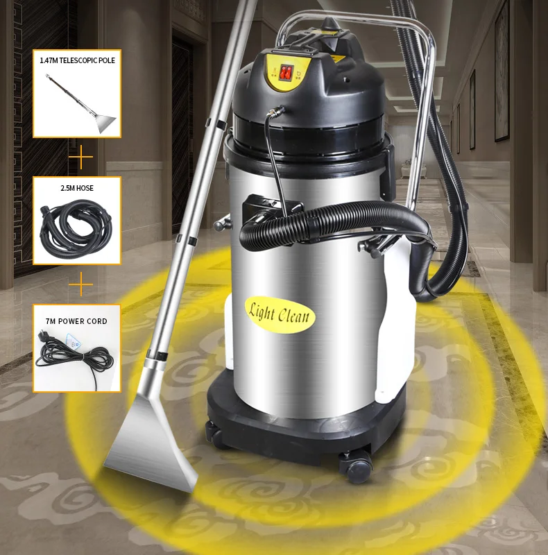 Commercial Hotel-Dedicated 220V/110V Carpet Extraction Cleaning Machine Manual Vacuum Cleaner with Sofa Art Spray Feature