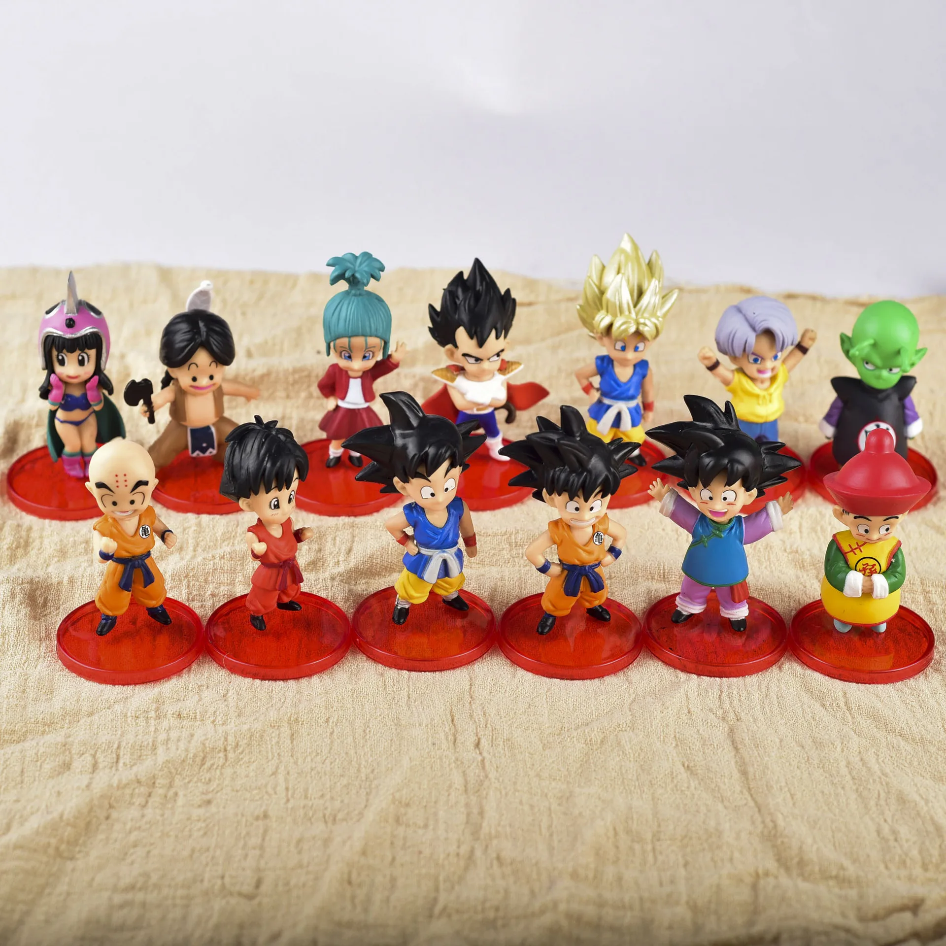 13pcs Creative Dragon Balls Table Decoration Ornament Action Anime Figure Toy Gohan Dragon Balls