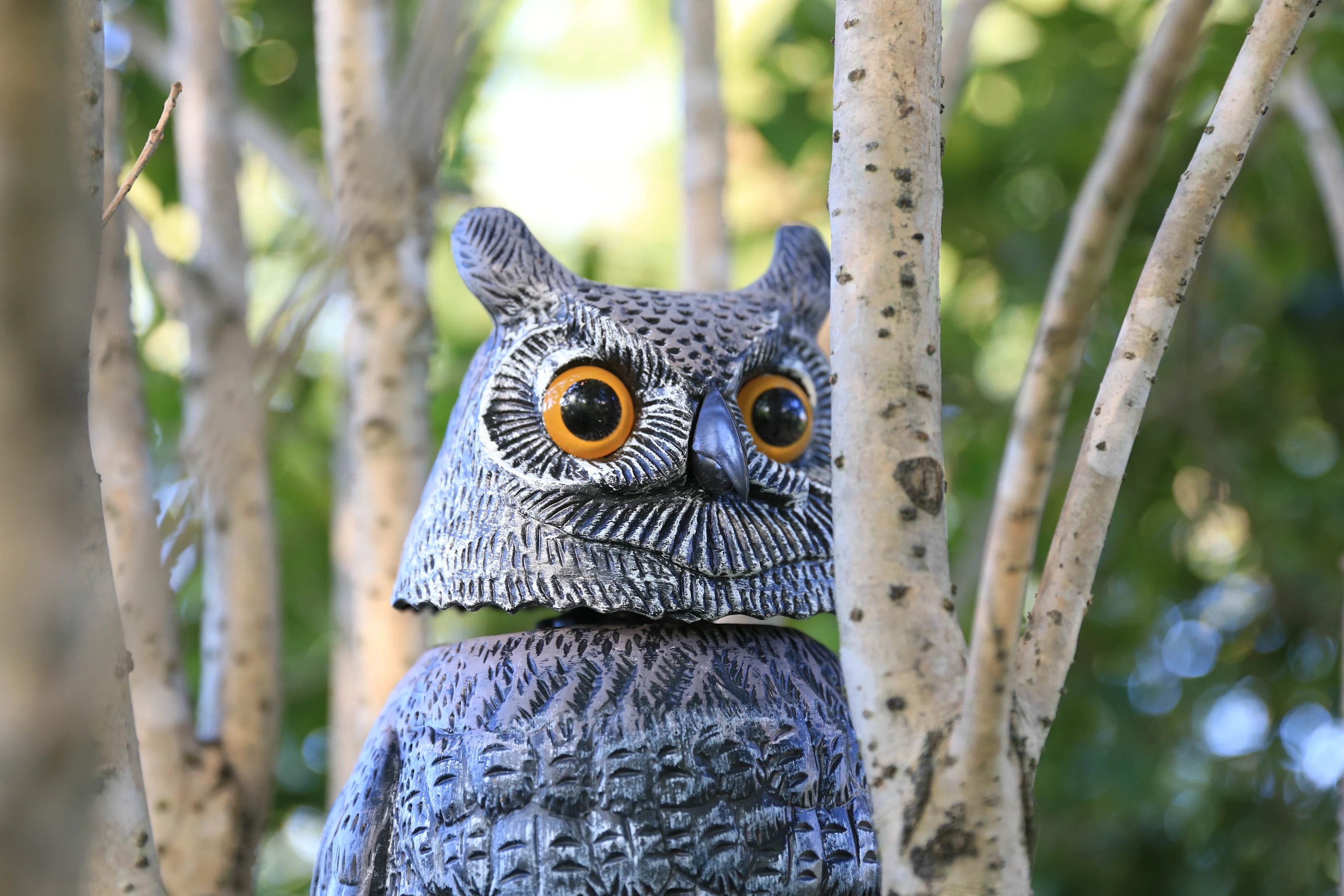 户外运动  狩猎 狩猎诱饵  塑料动物猫头鹰狩猎诱饵与旋转头     产品