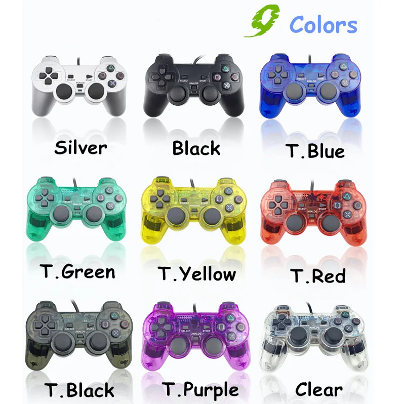 yellow ps2 controller