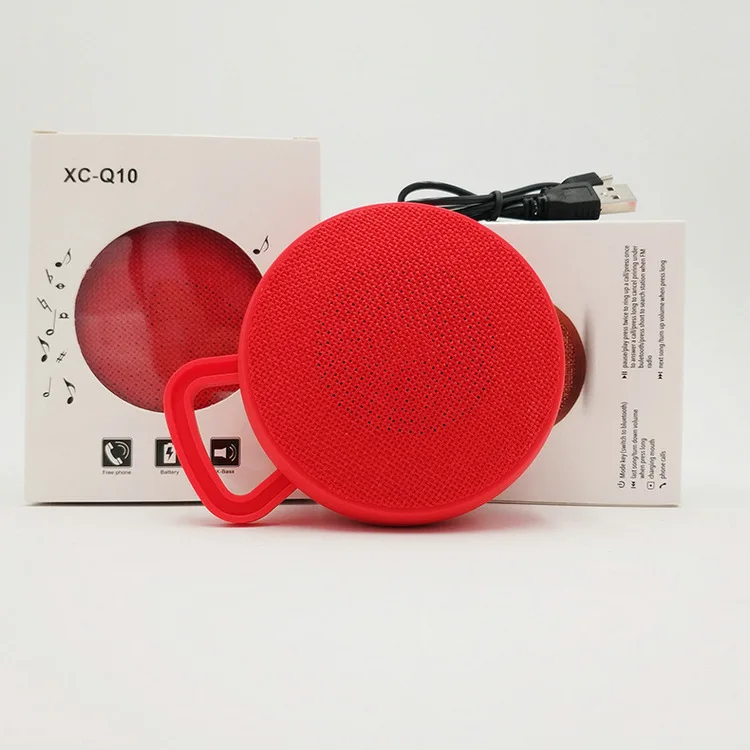2019 new arrival Q10 speaker wireless fabric portable bluetooths speaker - ANKUX.COM