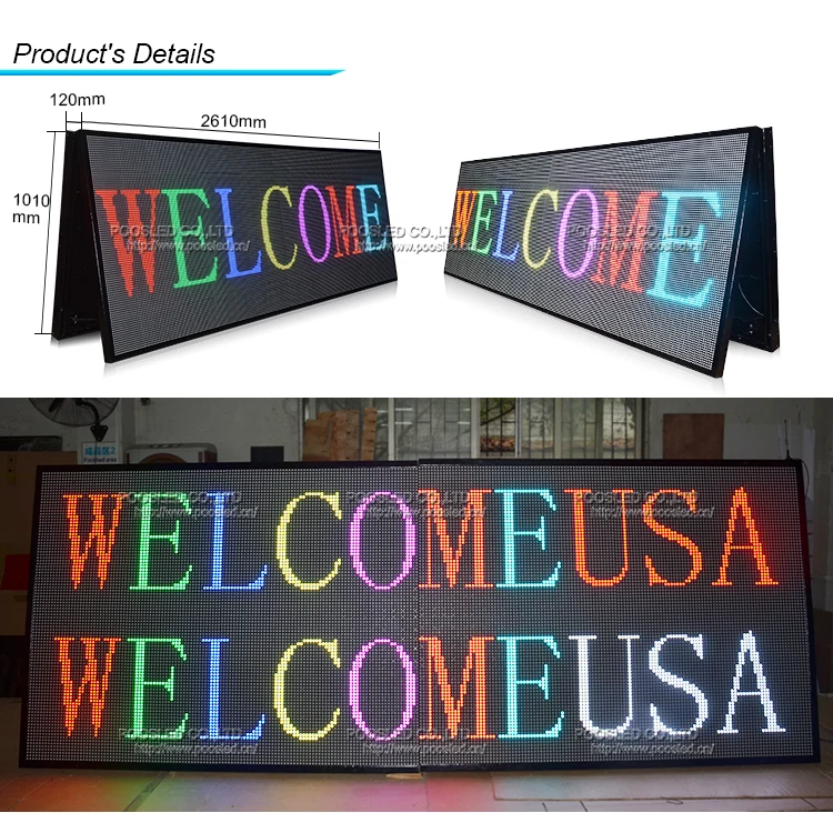 large outdoor led signs