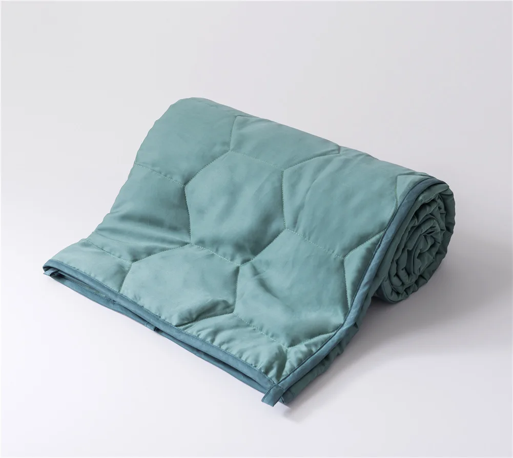Oekotex Certified Natural Bamboo Viscose Material Weighted Blanket