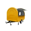 High Quality CE Approved Mobile Kitchen Bus / Mini Food Truck Street Bakery Food Cart Trailer for Sale Europe