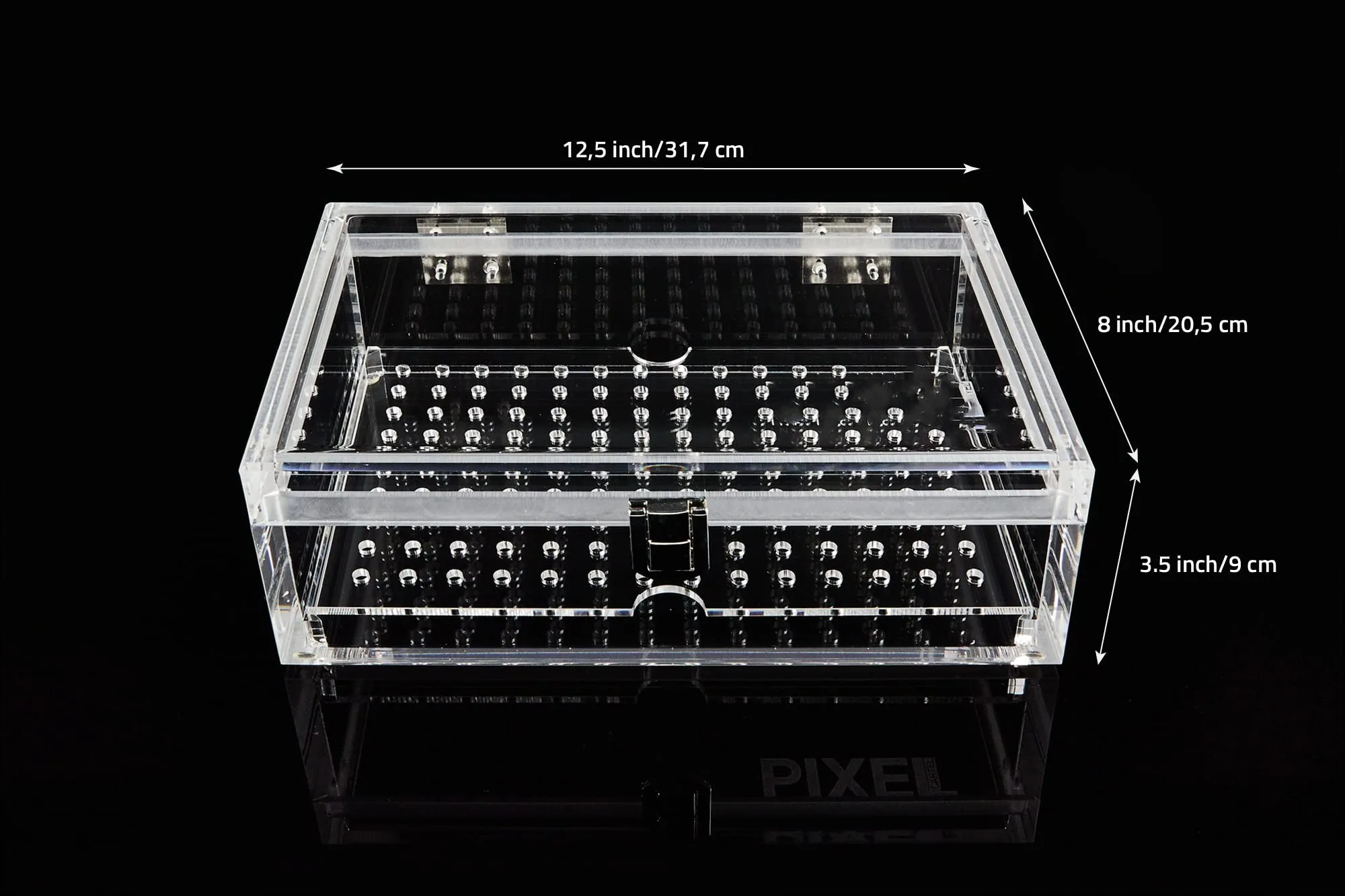 Samtao Acrylic Cigar Humidor Display Standing Cigar Humidor Modern