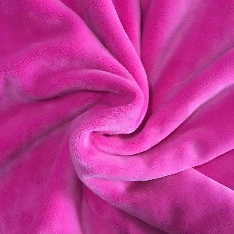 定制涤纶氨纶混纺面料超柔软天鹅绒面料