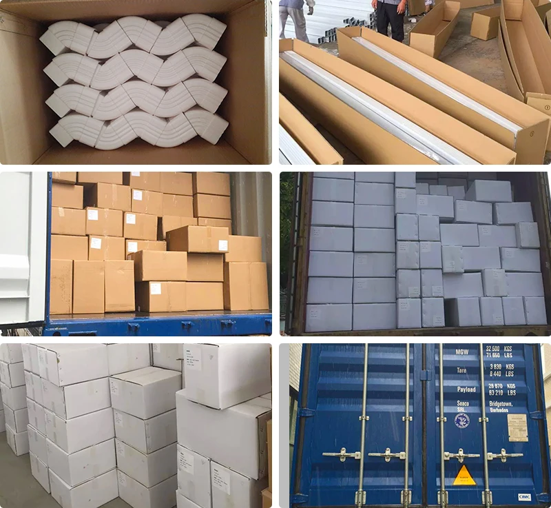 Long Span Roof Philippines Aluminum Water Gutter System Downspouts