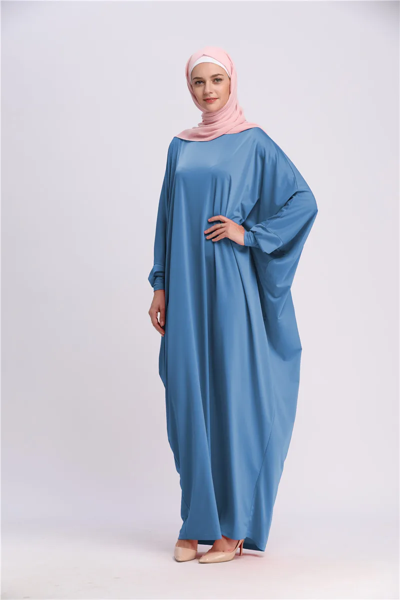 Shop Elegant Muslim Woman Full Dress Long Jubah Dubai