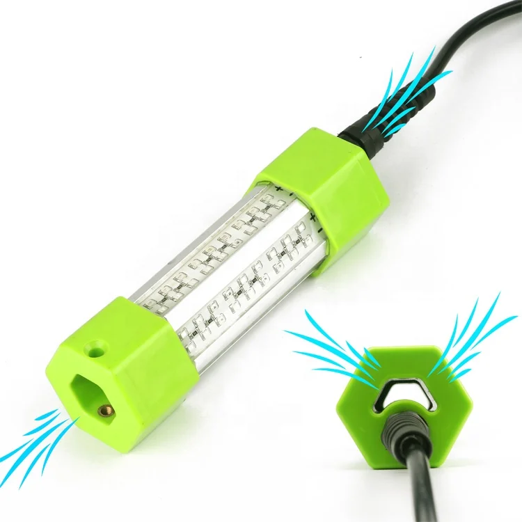 Factory Direct 12V 70W 130W 6 sides Aluminum Underwater Squid 100W LED Fishing Light