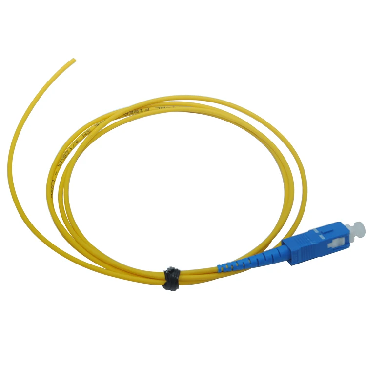 OM2 OM3 12 core PVC FTTH CATV 0.9mm 2.0mm 3.0mm 1 mete SC APC Fiber Pigtail Singlemode G652D G657A1Fiber Optic Pigtail