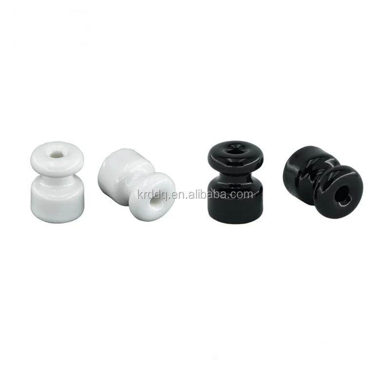 Aislador de porcelana para cableado de pared de 20 mm 10Pcs