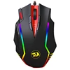 Reddragon Glowing Computer Wired Keyboard Mouse Mousepad Headset Combo