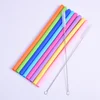 Silicone Drinking Straw straight straw thick/thin straws custom package and combination