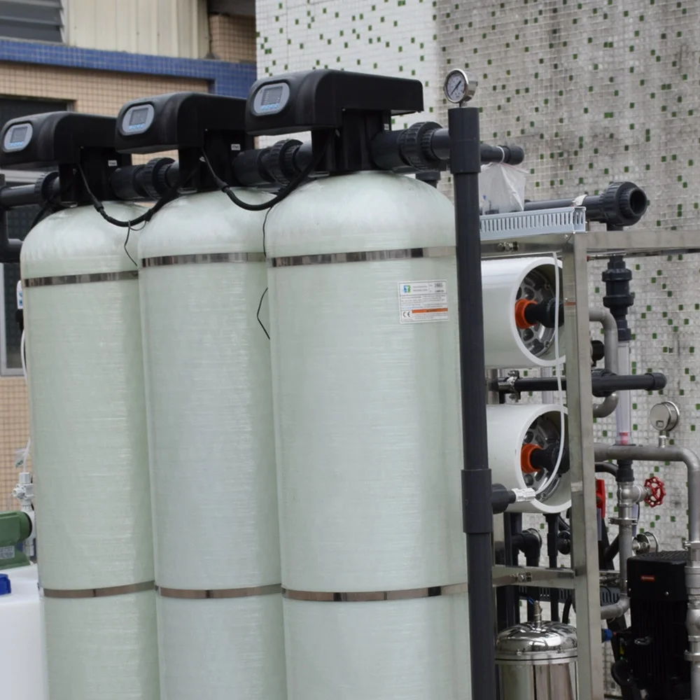 2000LPH RO water treatment plant dialysis with sand filter  carbon filter and softner
