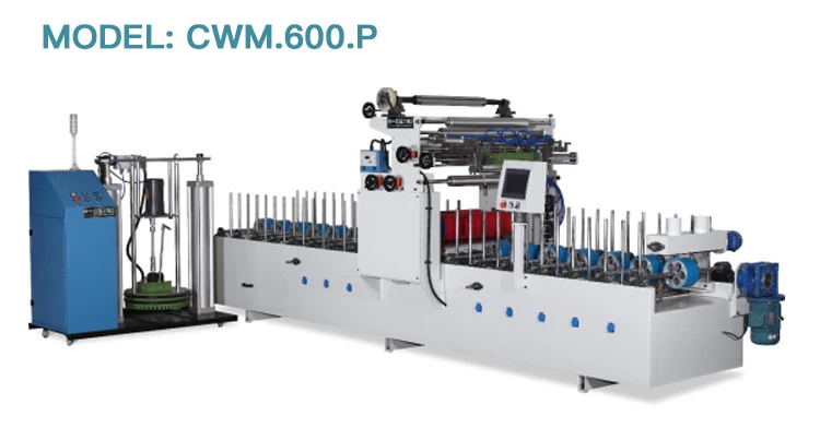 pur glue metal substrate wrapping machine